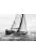 fotomurale yachting vela nero e bianco