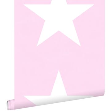 carta da parati stelle rosa
