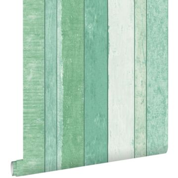 carta da parati legno di scarto verde