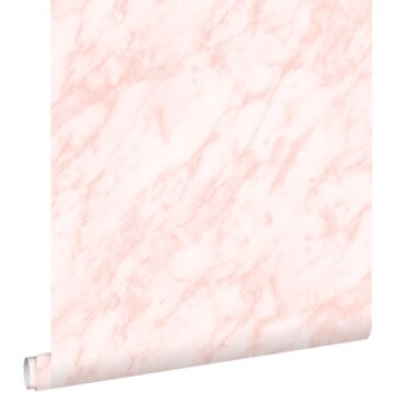 carta da parati marmo rosa tenue