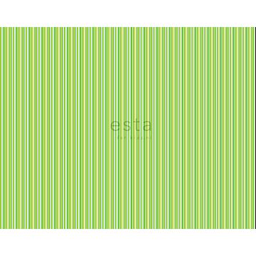 campione A4 tessuto strisce verde limetta