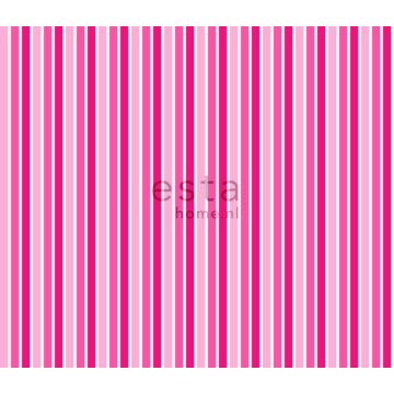 campione A4 tessuto strisce caramelle rosa